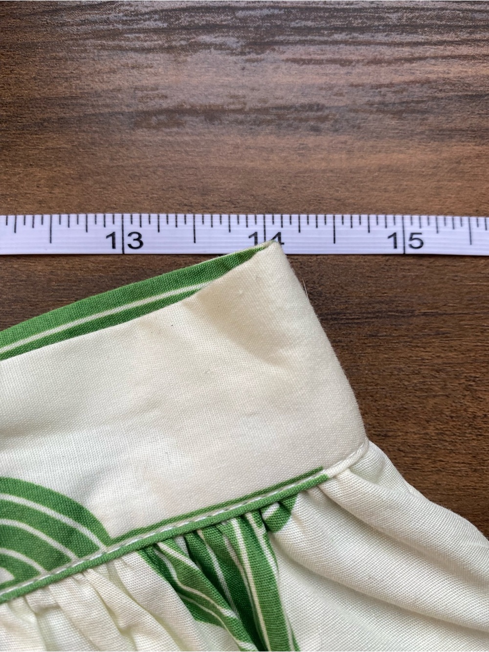 Modcloth Cream Skater Skirt with Green Cactus Print - Picture 7 of 9